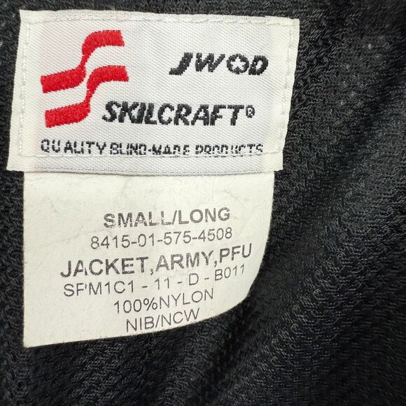 IPFU PT Army Jacket Men's Size Small Vintage 80's military coat jwod skilcraft - Picture 6 of 8